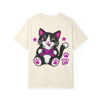 Level Up Cat Gaming T-Shirt Back Printed