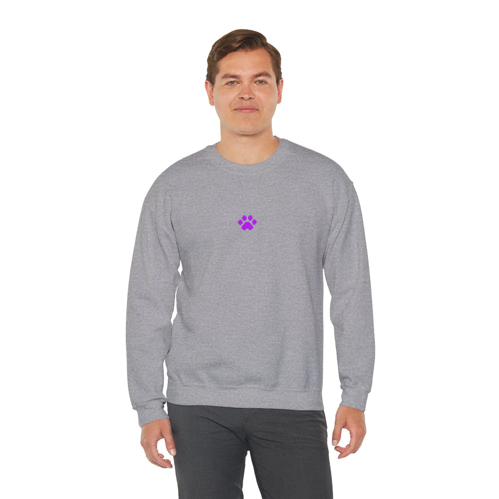 Level Up Cat Gamer Sweatshirt Back Printed