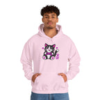 Cute Cat Hoodie - "Level Up"
