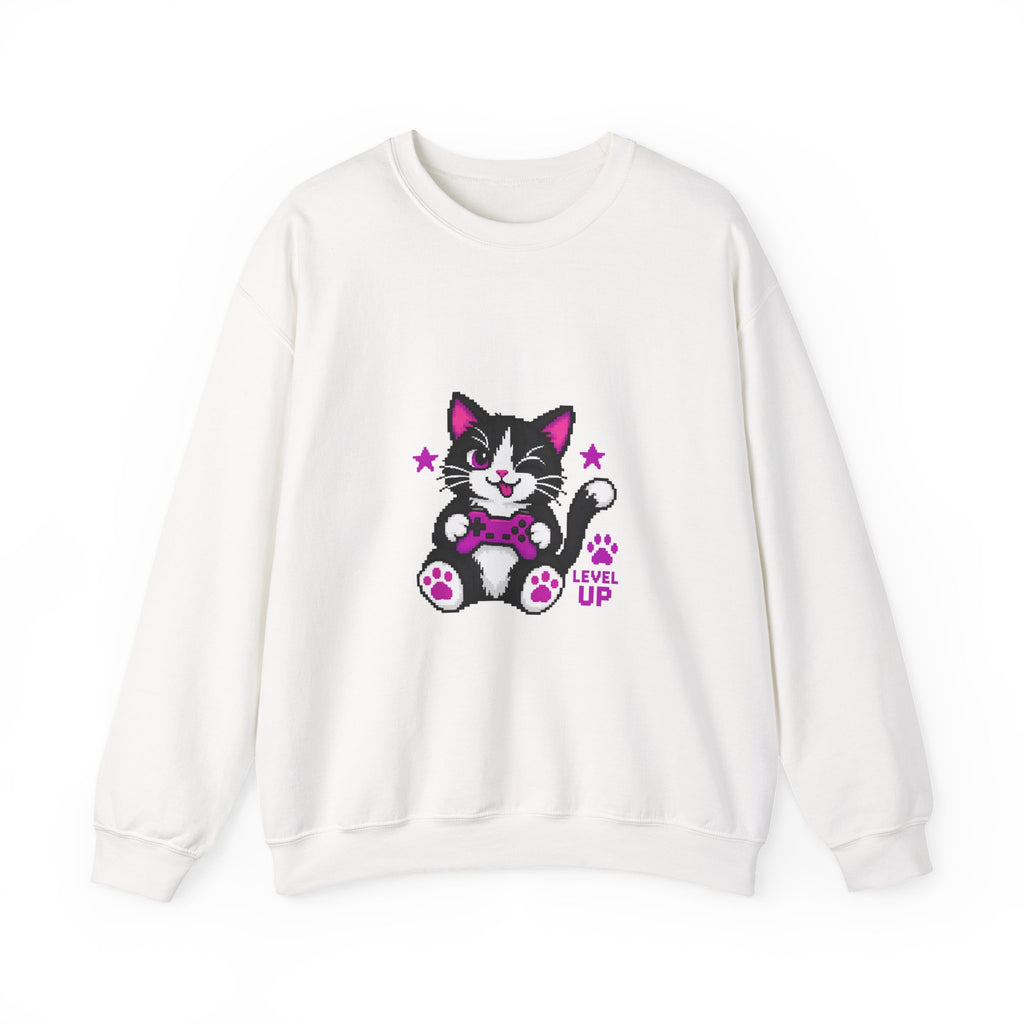 Level Up Gamer Cat Sweatshirt