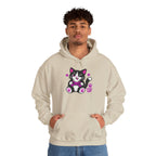 Cute Cat Hoodie - "Level Up"