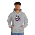 Cute Cat Hoodie - "Level Up"