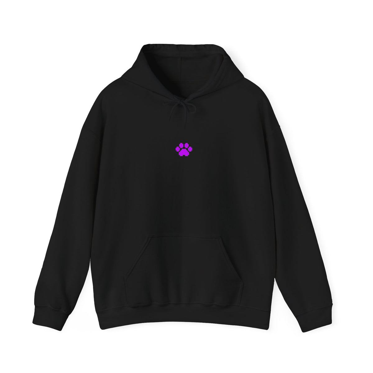 Level Up Gamer Cat Hoodie Back Printed