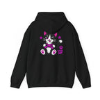 Level Up Gamer Cat Hoodie Back Printed