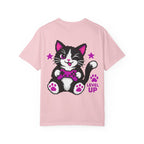 Level Up Cat Gaming T-Shirt Back Printed