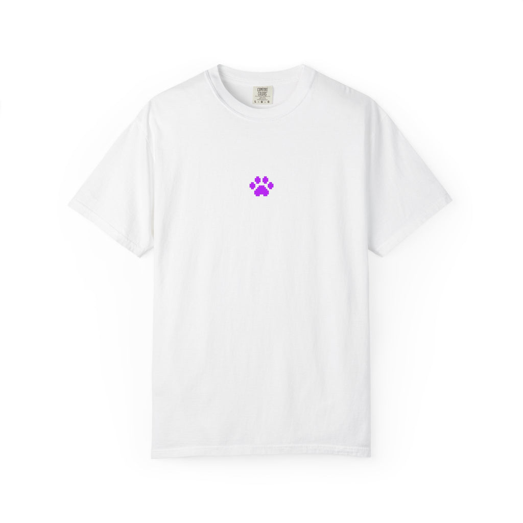 Level Up Cat Gaming T-Shirt Back Printed