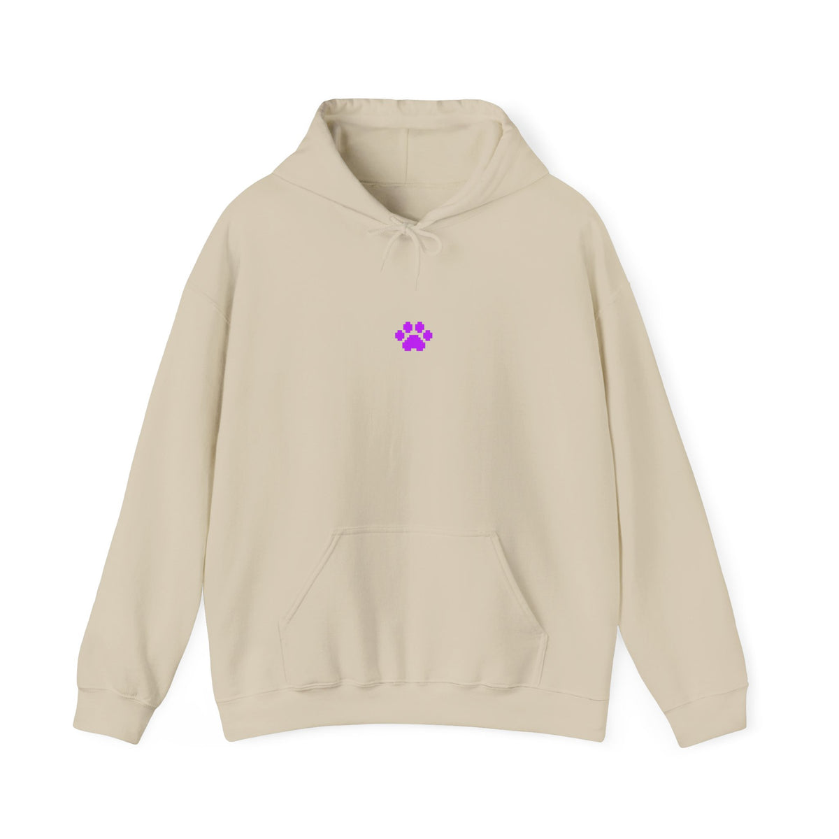 Level Up Gamer Cat Hoodie Back Printed