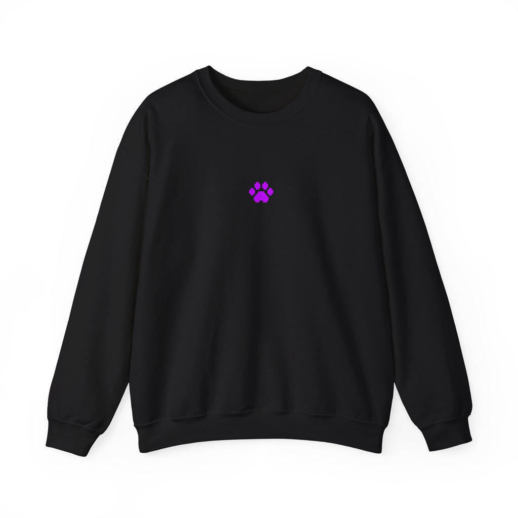 Level Up Cat Gamer Sweatshirt Back Printed