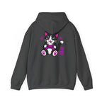 Level Up Gamer Cat Hoodie Back Printed