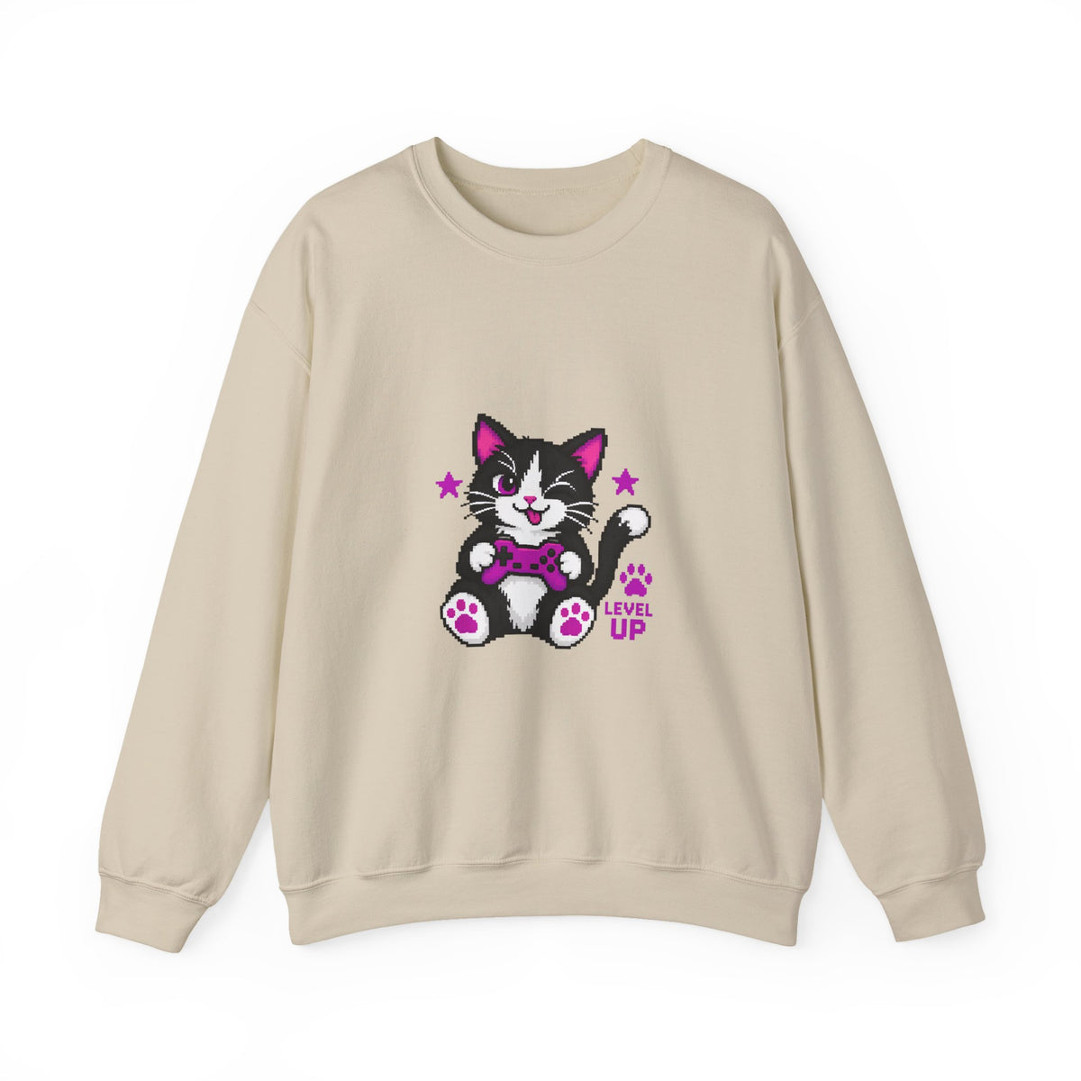 Level Up Gamer Cat Sweatshirt