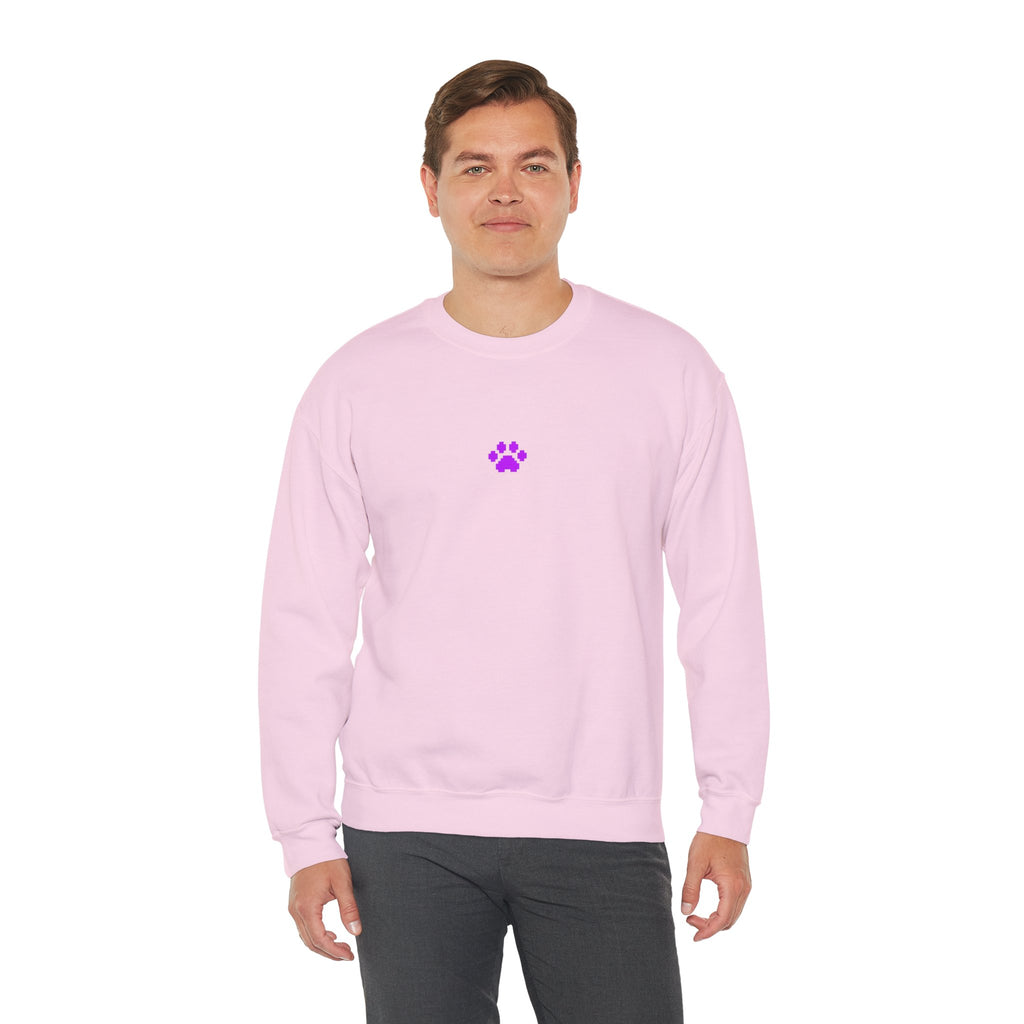 Level Up Cat Gamer Sweatshirt Back Printed