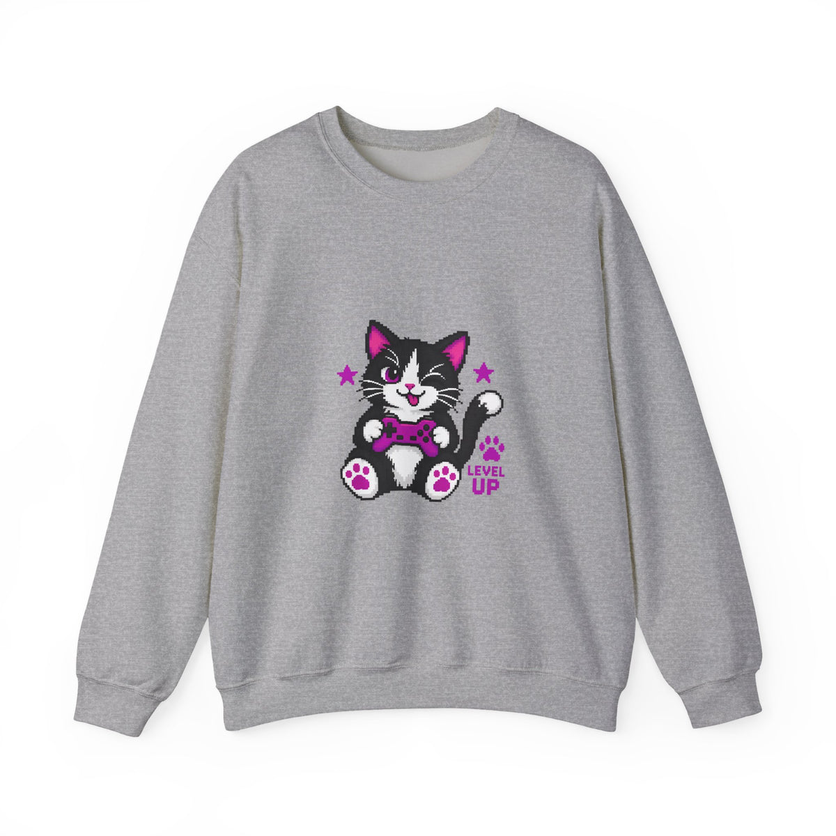 Level Up Gamer Cat Sweatshirt