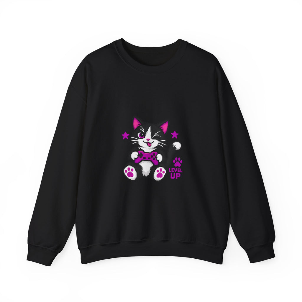 Level Up Gamer Cat Sweatshirt