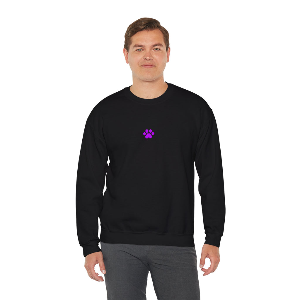 Level Up Cat Gamer Sweatshirt Back Printed